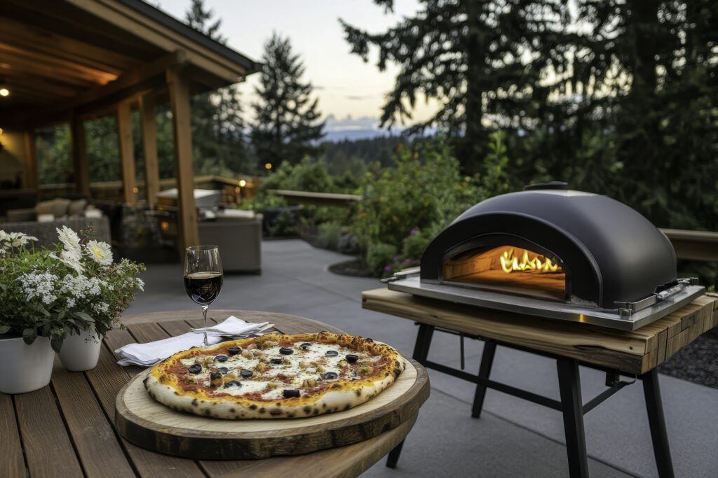 four à pizza extérieur